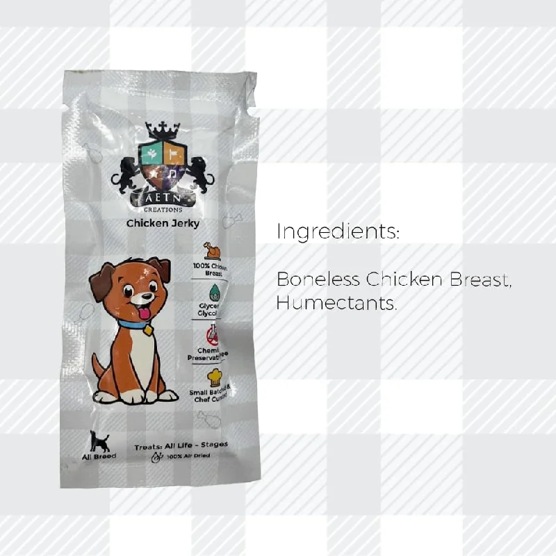 AETN Creations Gastrointestinal Biome Mini Dog Bundle 1kg Dry Food with AETN Chicken Jerky Treat, Promotes Optimal Digestion for Small Breed Dogs