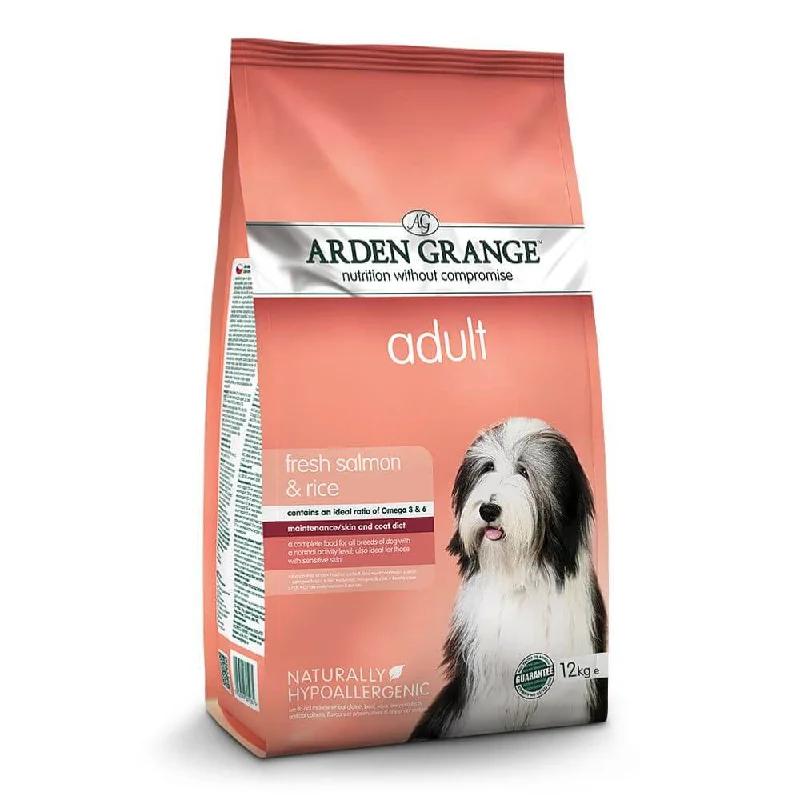 Arden Grange Adult Dog Food with Fresh Salmon & Rice 12kg