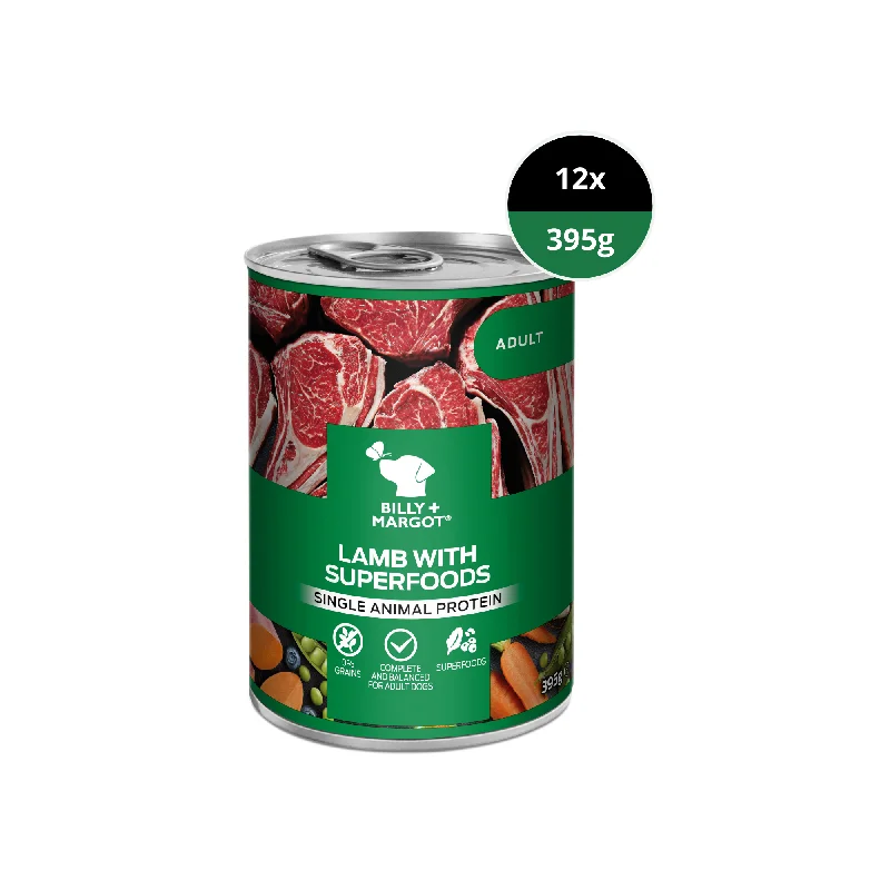 Lamb + Superfood Blend Canned Wet Dog Food