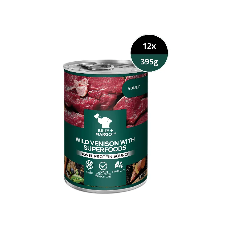 Venison + Superfood Blend Canned Wet Dog Food  