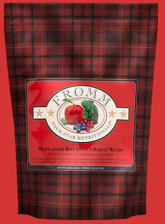 Fromm Dog Food - Highlander Beef, Oats, 'n Barley 30 Lb Bag (Not stocked in store)