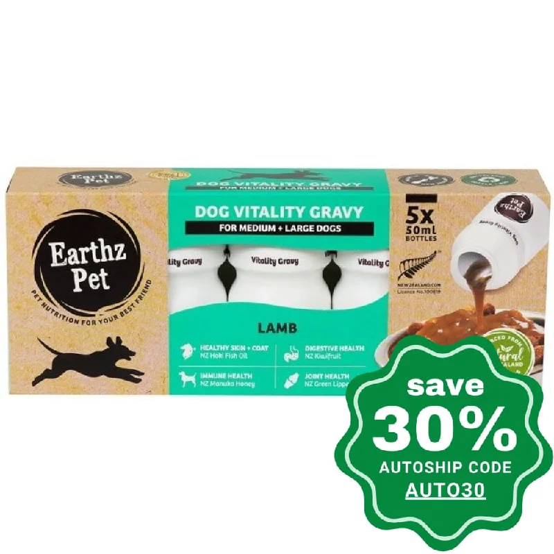 Earthz Pet - Vitality Gravy For Medium & Large Dogs - Lamb Formula - 50ML (min. 5 bottles)