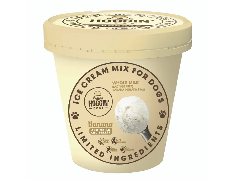 Hoggin' Dogs Ice Cream Mix - Banana