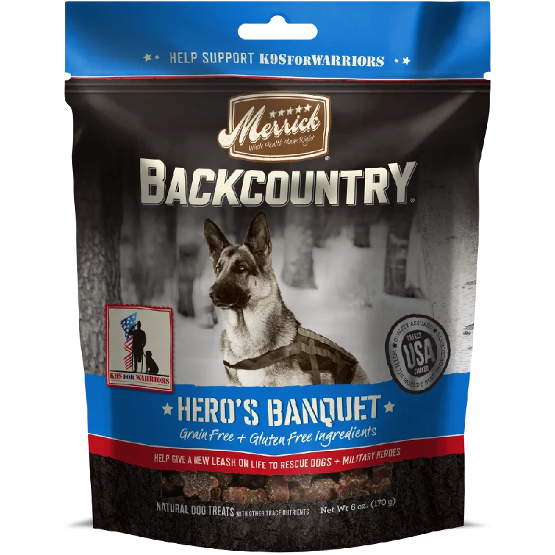 Merrick Backcountry Grain Free Hero's Banquet Dog Treats