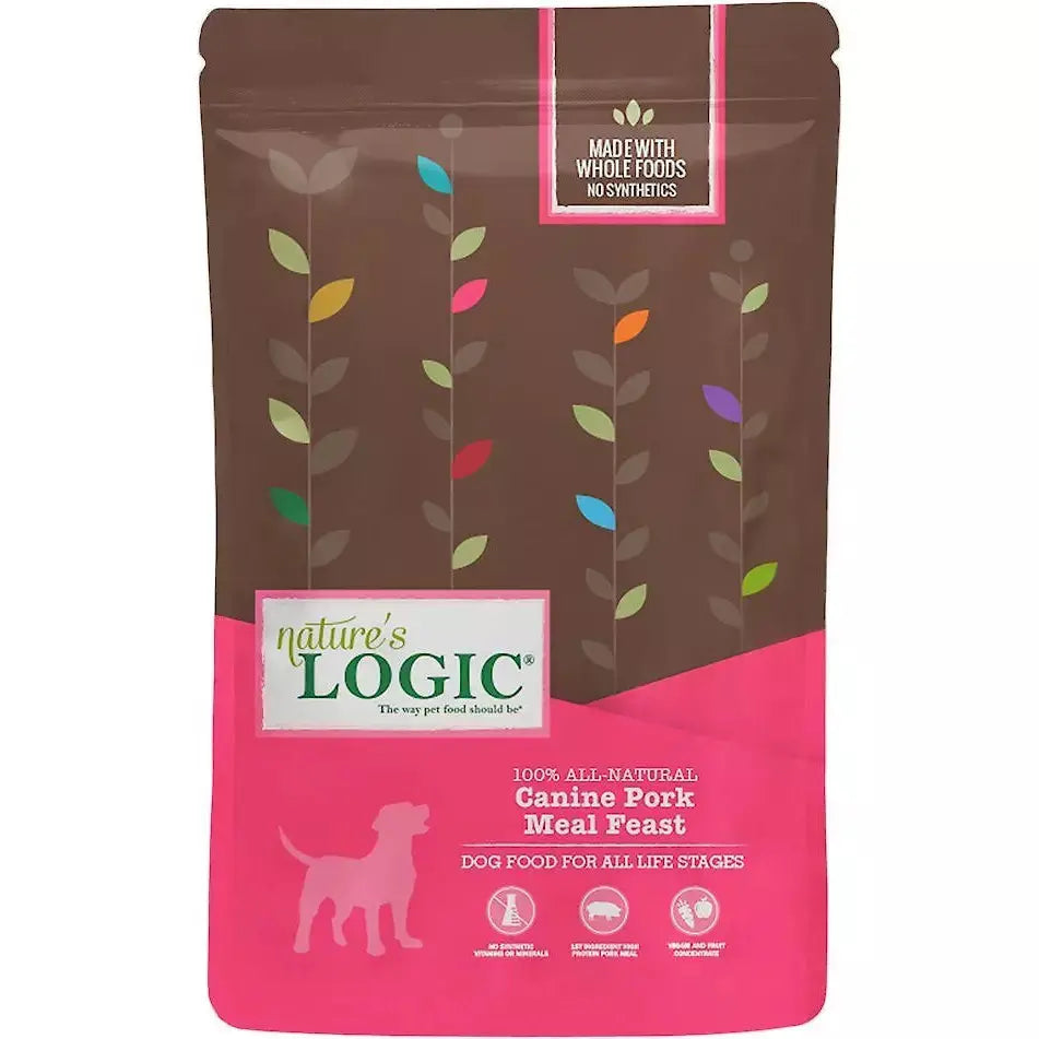 Nature's Logic Canine Pork Meal Feast Dry Dog Food