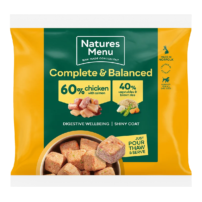 Natures Menu 60/40 Nuggets Chicken Veg & Rice 1kg