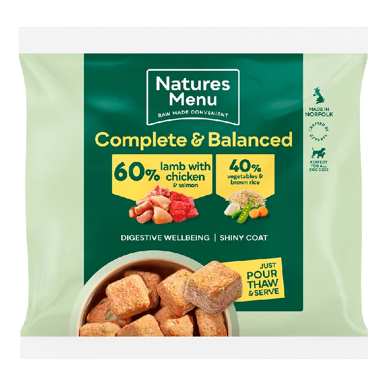 Natures Menu 60/40 Nuggets Lamb Veg & Rice 1kg