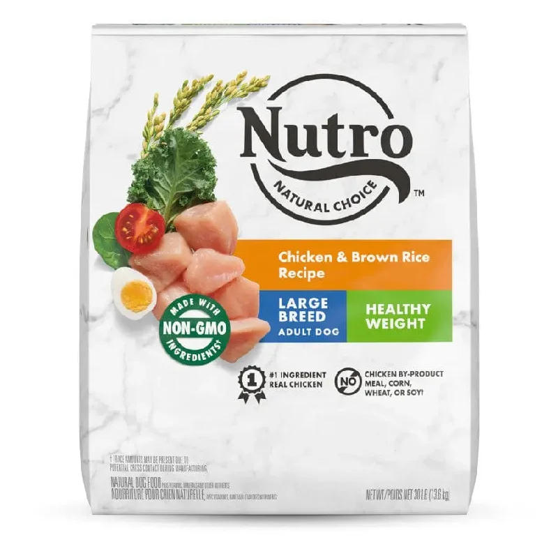 Nutro Products Natural Choice Healthy Weight Large Breed Adult Dry Dog Food Chicken & Brown Rice,