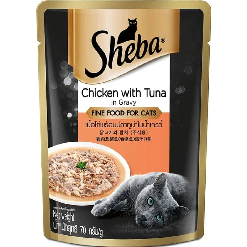 Sheba Chicken with Tuna in Gravy