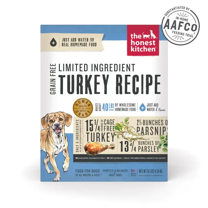 The Honest Kitchen Dehydrated Limited Ingredient Turkey Recipe Dog Food