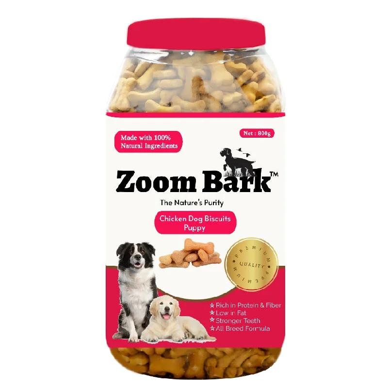 Zoom Bark Chicken Dog Biscuits for Puppies