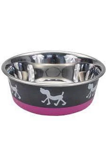 Coastal Pet Maslow Design Non-Skid Pup Design Dog Bowls, 28 oz