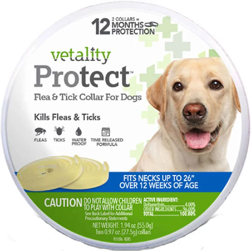 Vetality Protect Flea & Tick Collar For Dogs