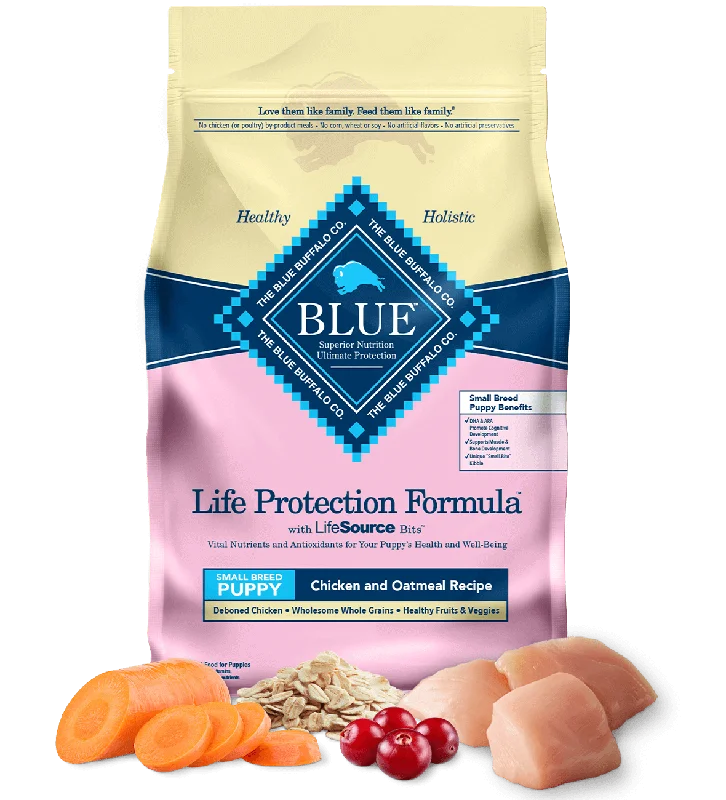 Blue Buffalo Life Protection Chicken & Oatmeal Recipe Small Breed Puppy Dry Dog Food