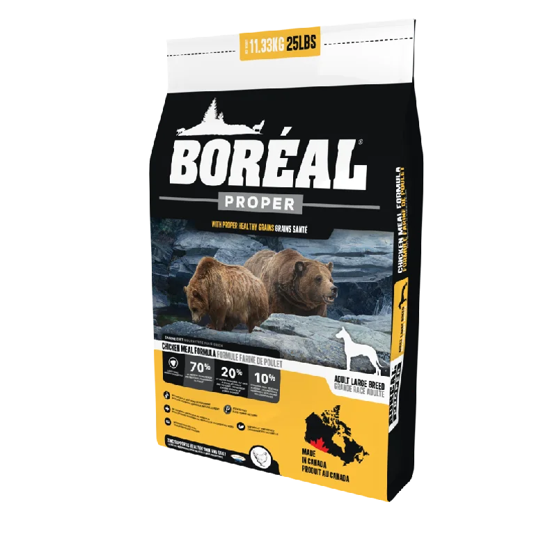 Boreal Proper Large Breed Chicken Meal - Low Carb Grains Dry Dog Food