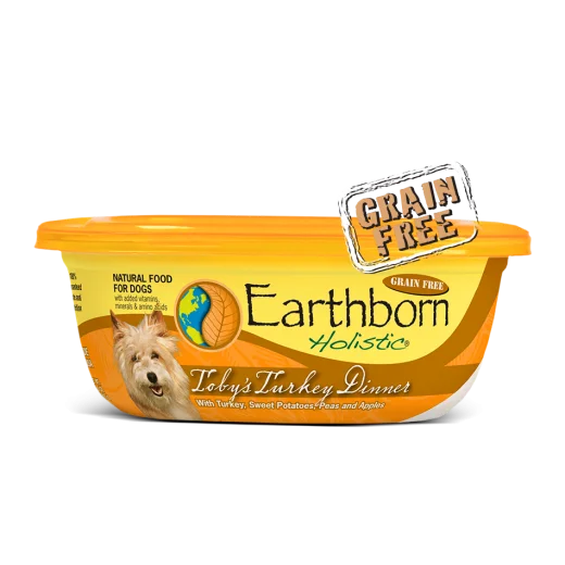 Earthborn Moist Grain Free Toby's Turkey Dinner in Gravy Wet Dog Food