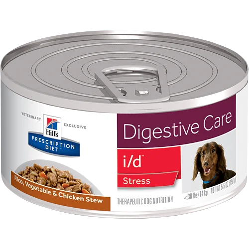 Hills Prescription Diet I/D Stress Rice, Vegetable & Chicken Wet Dog Food