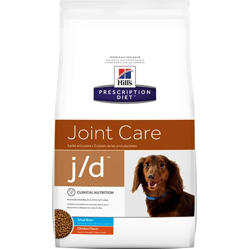 Hills Prescription Diet J/D Small Bites Chicken Dry Dog Food