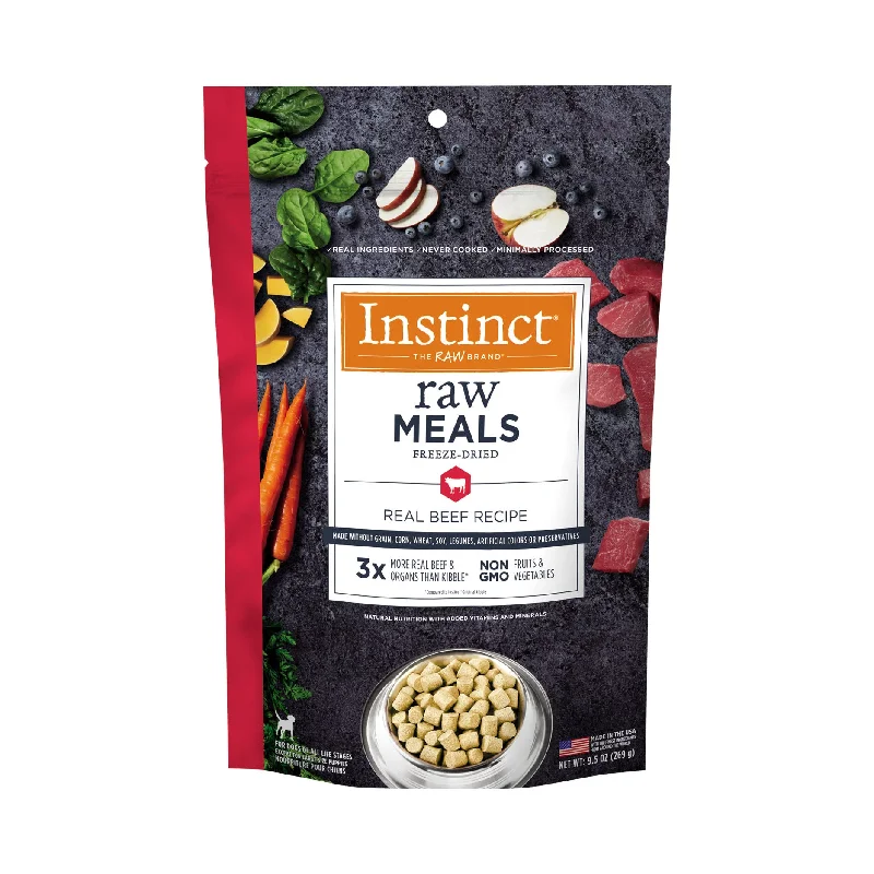 Instinct Raw Meals Real Beef Recipe Freeze-Dried Dog Food