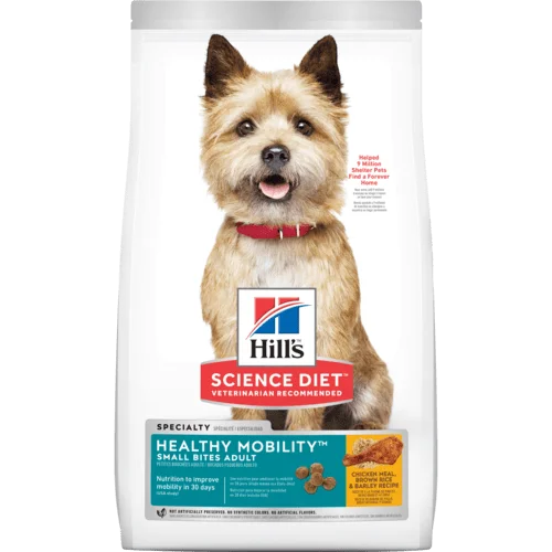 Science Diet Adult Healthy Mobility Small Bites Chicken Meal, Brown Rice & Barley Dry Dog Food