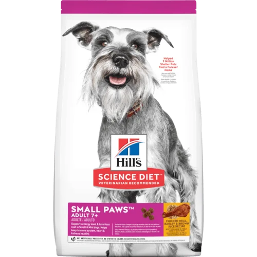 Science Diet Adult 7+ Small Paws Chicken Meal, Barley & Brown Rice Recipe Dry Dog Food