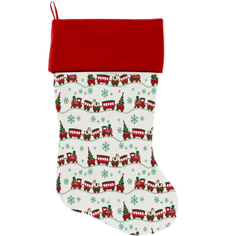 Christmas Trains Christmas Stocking