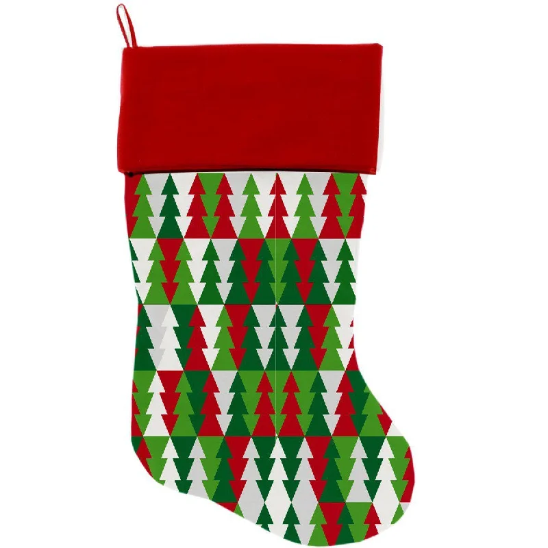 Classy Christmas Trees Christmas Stocking