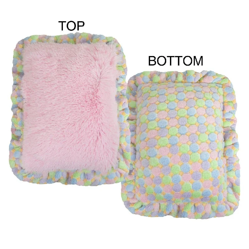 Dog Crate Pad Bubble Gum/Ice Cream/Ice Cream Ruffle