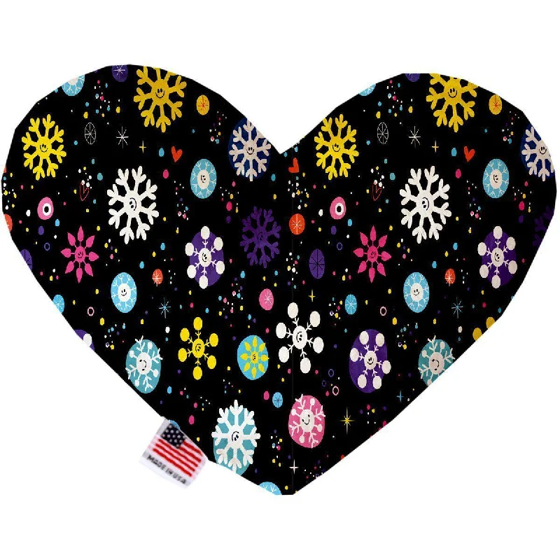 Heart Dog Toy Smiley Snowflakes