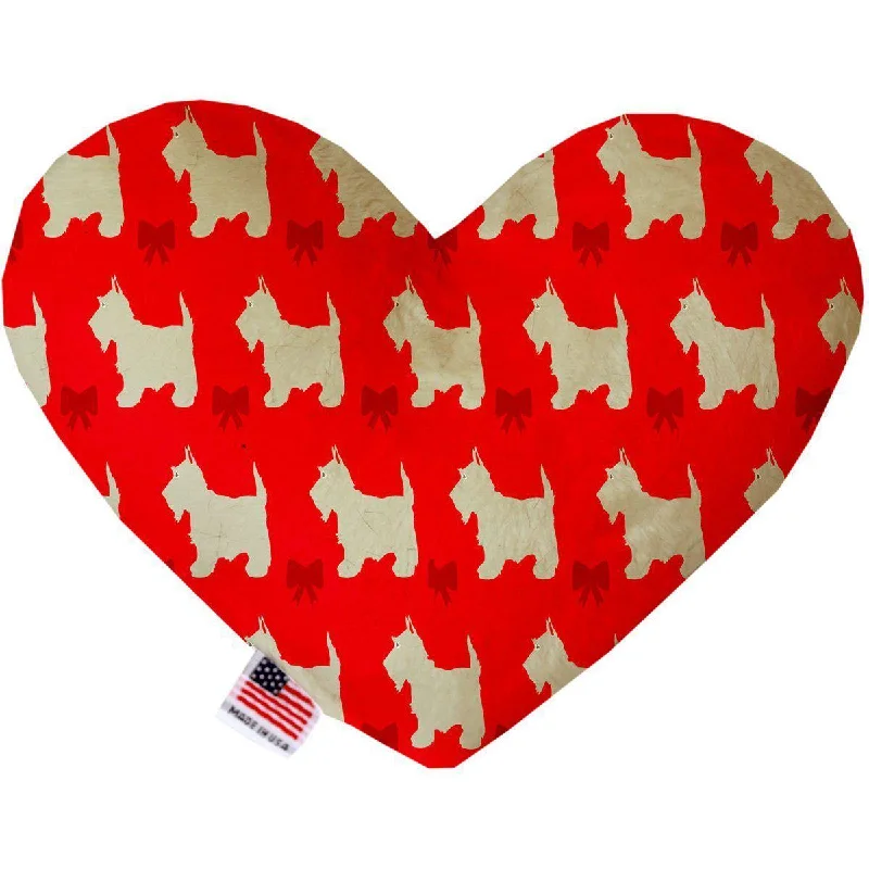 Heart Dog Toy Stuffing Free Christmas Westies