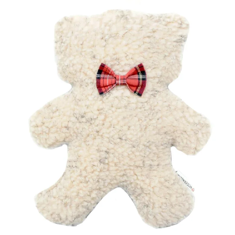 Holiday Lavender Bedtime Bear Dog Toy Cream