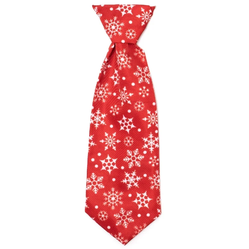 Let It Snow Dog Necktie