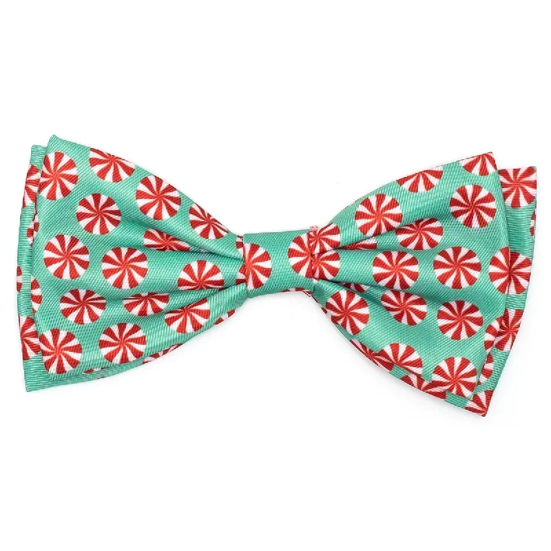 Peppermints Dog Bow Tie