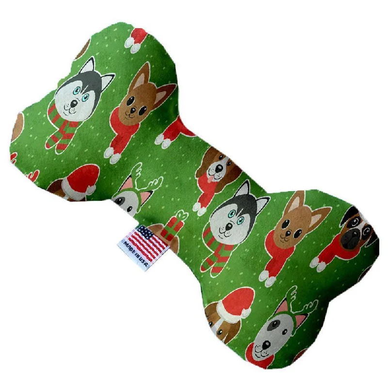 Plush Bone Dog Toy Christmas Dogs