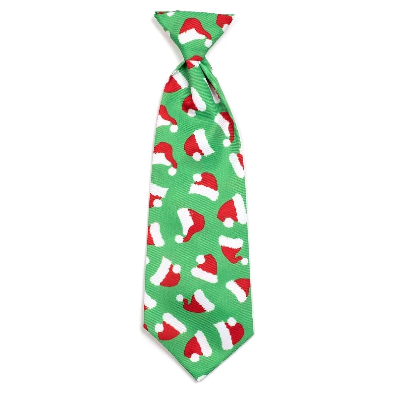 Santa Hats Dog Necktie