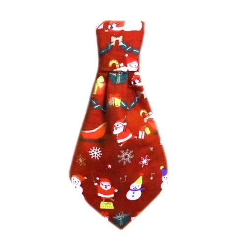 Santa Dog Neck Tie Slider