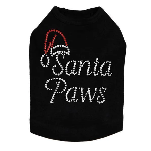 Santa Paws Rhinestone Dog Tank