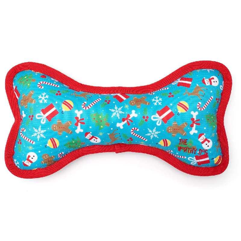 Winter Wonderland Bone Dog Toy